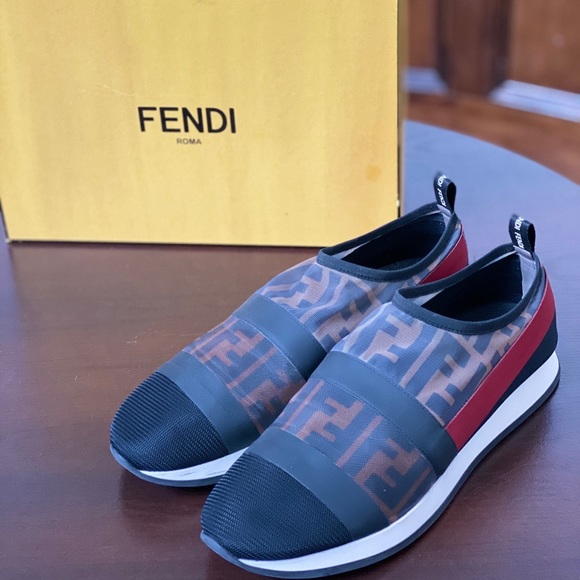 fendi mesh sneaker